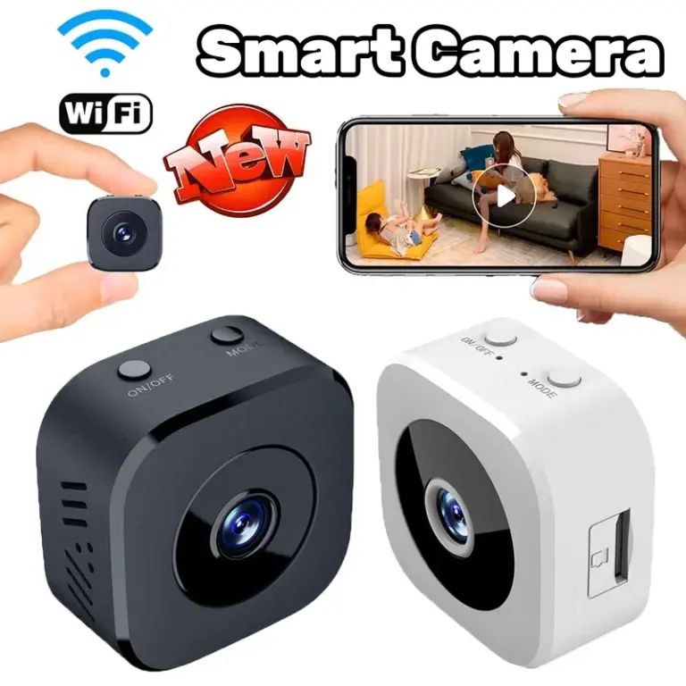 Мини WiFi охранителна камера 4K Full HD Pro с двупосочно аудио, детекция на движение и инфрачервено 