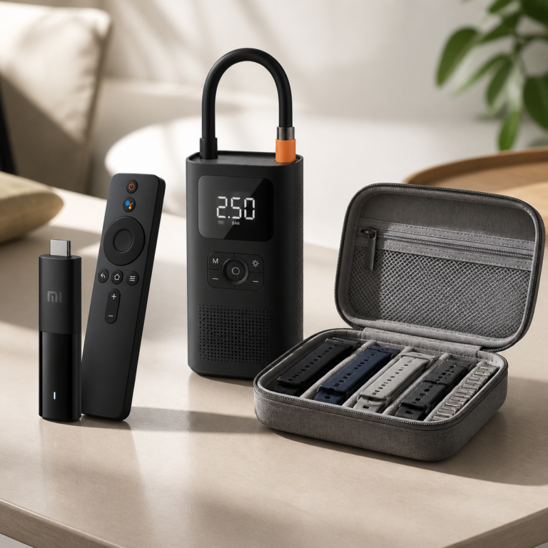 3 практични находки за дома, колата и път: Xiaomi TV Stick 4K, Baseus компресор и калъф за каишки за Apple Watch